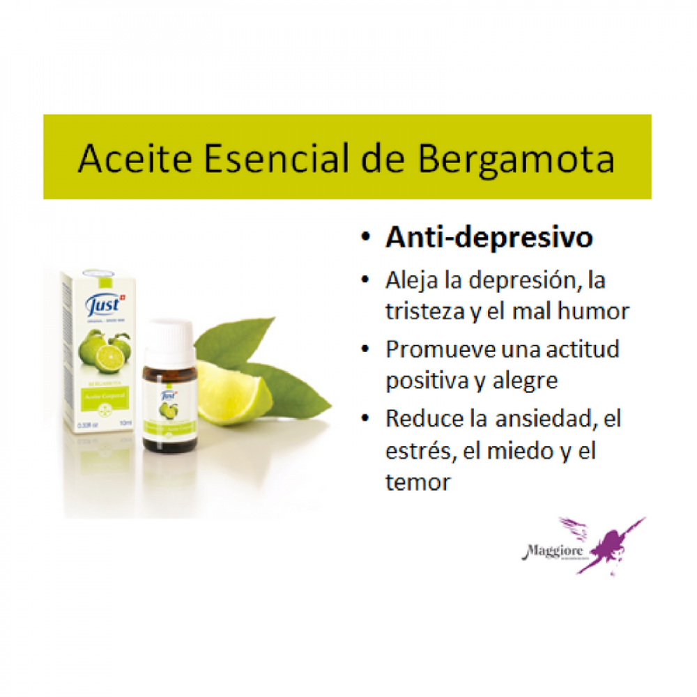 Aceite Esencial De Bergamota Antidepresivo Swiss Just Maggiore